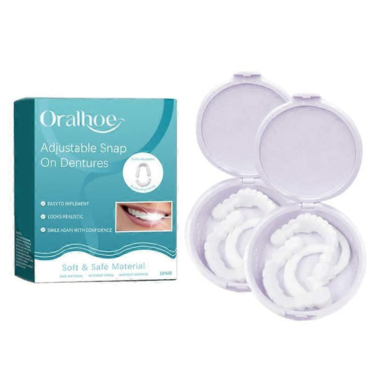 Fatete dentare clipsabile  oralhoe  dinti reglabili cu clipsare  2 buc.