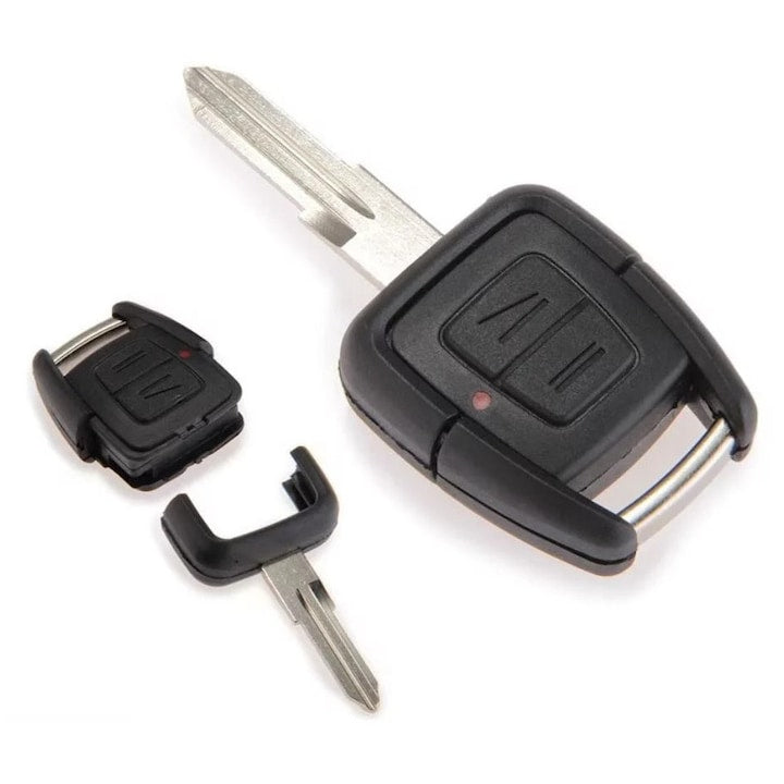Carcasa cheie auto Techstar cu 2 butoane si lama pe stanga – compatibila Opel si Vauxhall Astra  Corsa  Meriva  Zafira