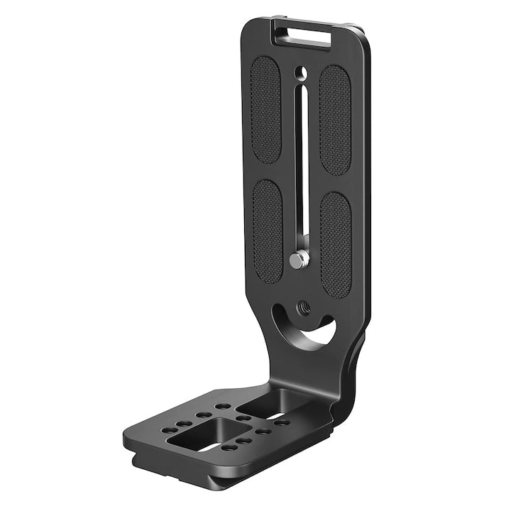 Quick release plate for DSLR camera, Aluminum, Black