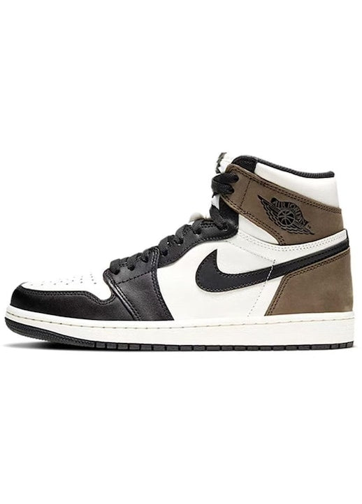 Jordan - Pantofi sport barbati Air 1  inalti  antiderapanti  maro 12 rate cu 0% dobândă
