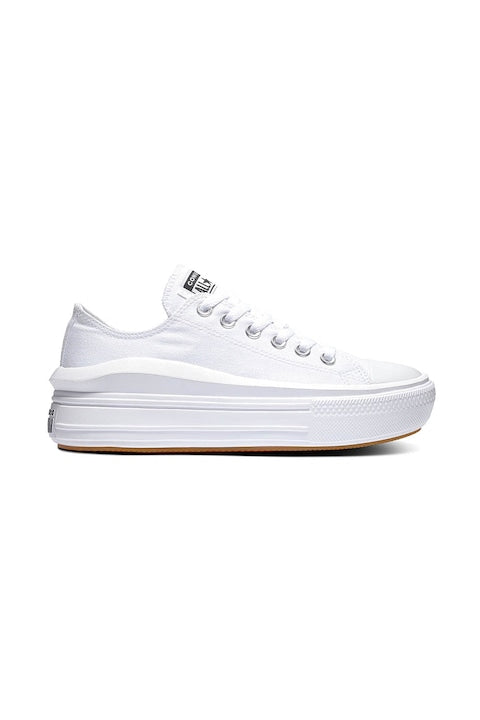 Converse - Tenisi flatform de panza All Star Move  Alb 12 rate cu 0% dobândă