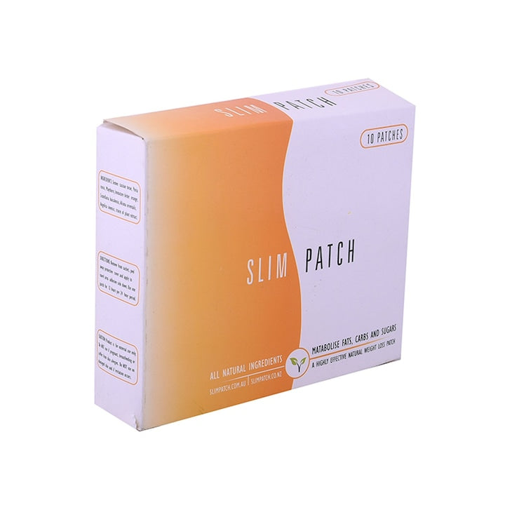 Set 10 x plasturi pentru slabit  Slim Patch  alb  7 cm x 6 cm