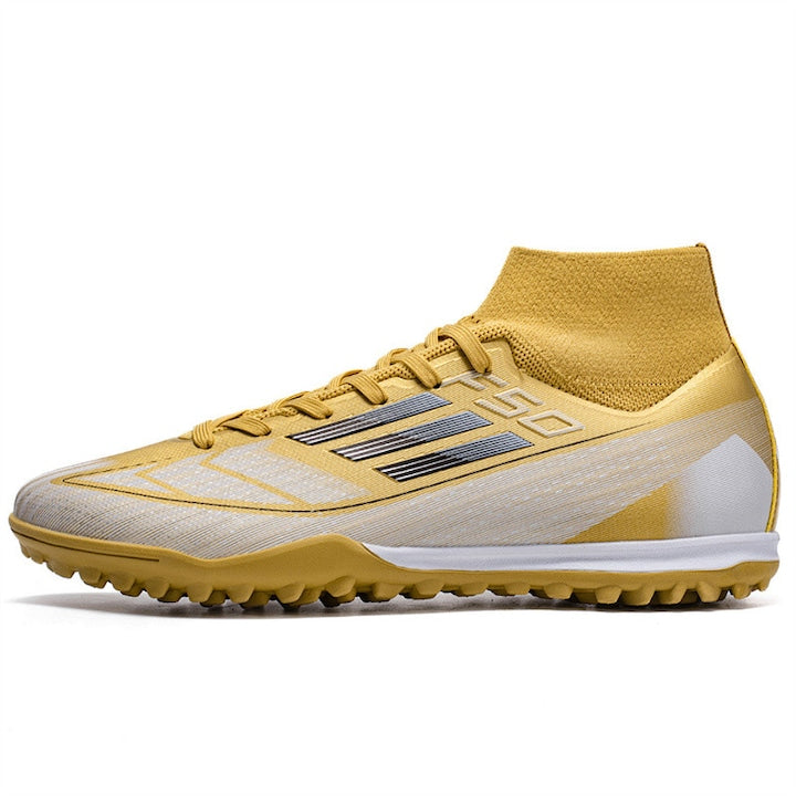 Chelfonds - Kids' Football Boots with TF Non-Slip and Breathable Studs, Suitable for Training and Professional Matches, Yellow, Yellow 12 interest-free installments