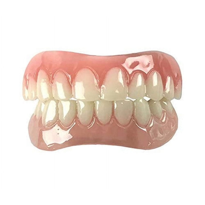 Set proteze dentare moi  proteze temporare clip-on  aspect natural  ajustabile
