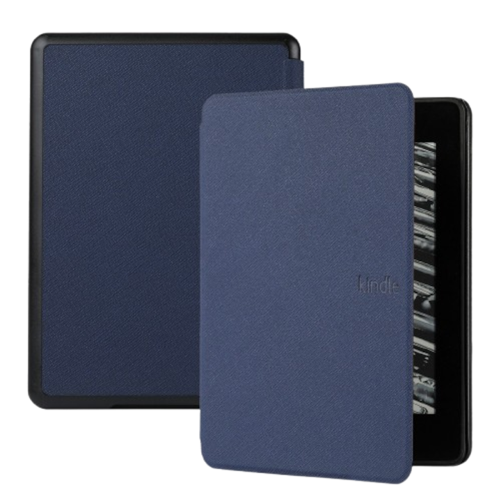 Case for Kindle Paperwhite 2024 (12th gen) 7 inch / Kindle Colorsoft Signature Edition 7 inch Magnetic Closure/360-Degree Protection/PU Leather/Water-Resistant Blue