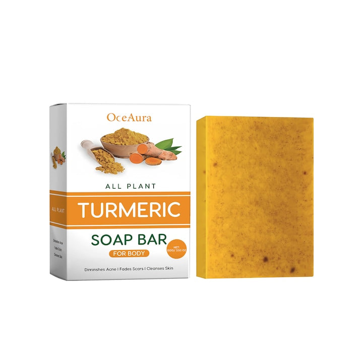 Sapun de baie Oceaura cu lamaie si acid turmeric  curatare profunda a corpului  hidratare si racoritoare  control al sebumului  set 2 bucati