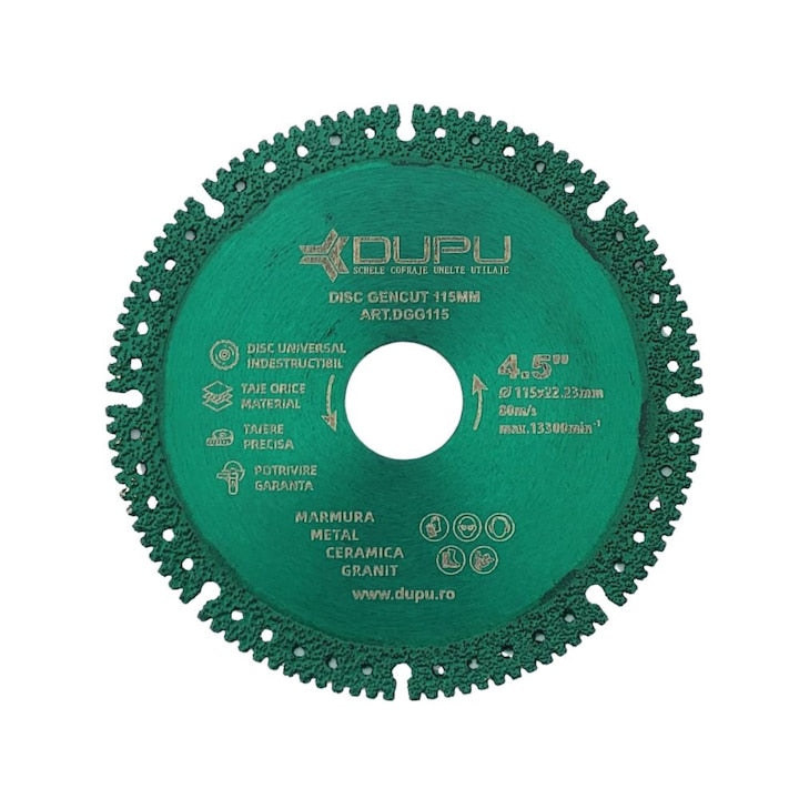 Disc Diamantat Indestructibil 115mm