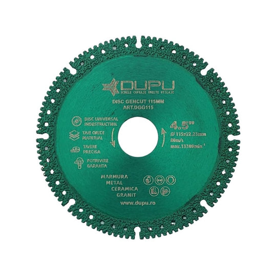 Disc Diamantat Indestructibil 115mm