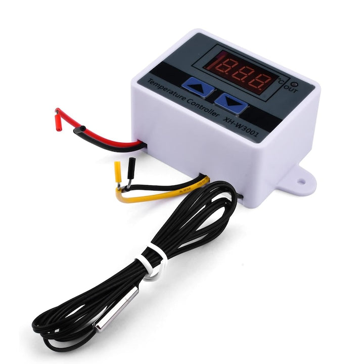 Temperature Controller Digital Display 220V XH-W3001 White