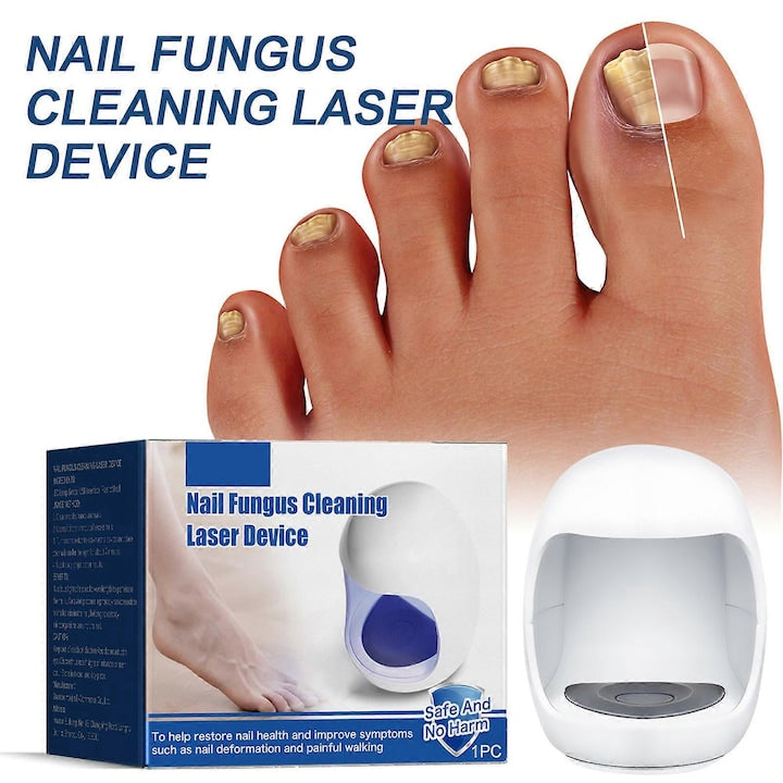 Laser Device for Nail Fungus Treatment, Onychomycosis, Laser Therapy, Portable, Compact