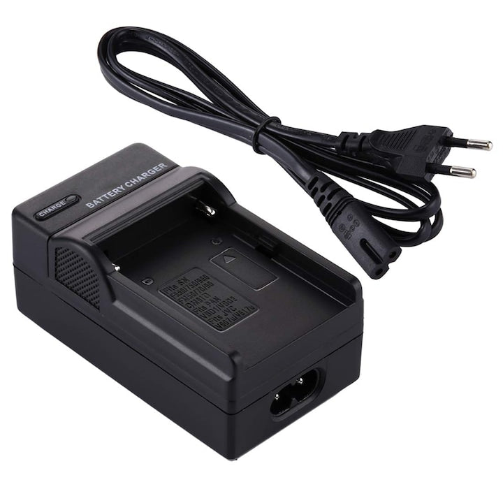 Incarcator JENUOS pentru Sony NP-F550  cu indicator LED  protectie supratensiune  universal 100V-240V