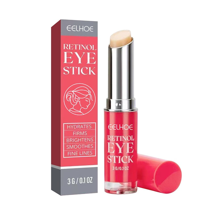 Stick pentru ochi cu retinol - Eliminator de pungi pentru ochi - Crema pentru ochi impotriva ridurilor si a cearcanelor - Crema pentru ochi anti-imbatranire - Imbunatateste elasticitatea tenului - Reduce matita Umflarea Pielea neteda