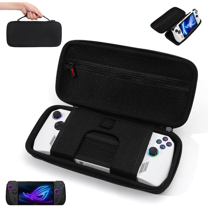 Husă de Transport PsAyl pentru consola ROG Ally  Carcasa EVA  Protecție completă  Neagră  6cm