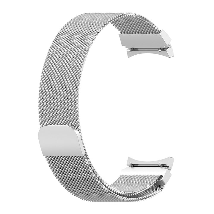 Milanese Bracelet for Samsung Galaxy Watch 4 5 6 7 (40mm & 44mm) Watch 5 Pro Watch 6 Classic (43mm & 47mm) Huawei GT2 42mm GT3 42mm, 20mm width, JW-09-SHKML, Silver