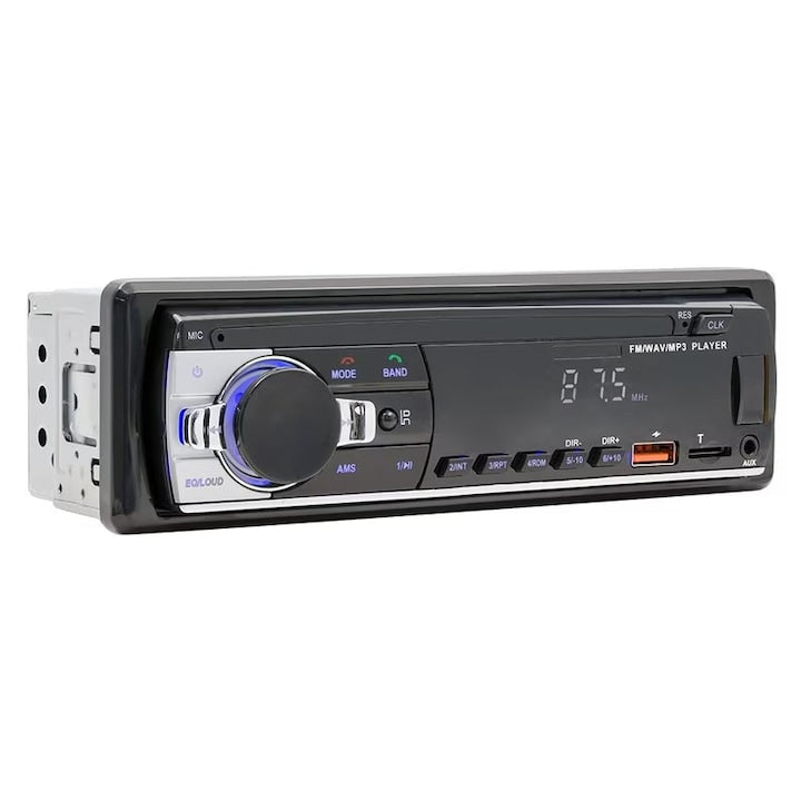 Player multimedia pentru masina cu suport pentru aplicatii; player MP3 si radio pentru masina; putere de iesire 4x45 W; Bluetooth; radio FM; redare audio; telecomanda; sistem stereo; accepta intrari AUX/SD/USB; negru