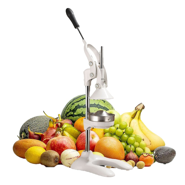 Storcator manual citrice  Latauar  Material Inox  Maner Anti-alunecare  Separa Pulpa de Seminte  Usor de Folosit si Spalat  Design Modern  Alb