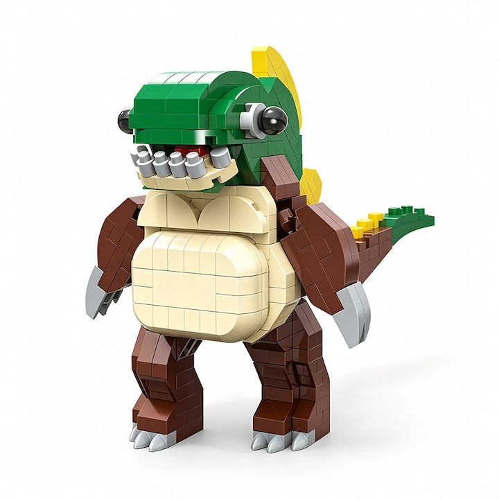 Construction Set Plump Mermaid with Movable Joints Creative Blocks ~200 Pieces 7.5x8x10 cm 14+ Years