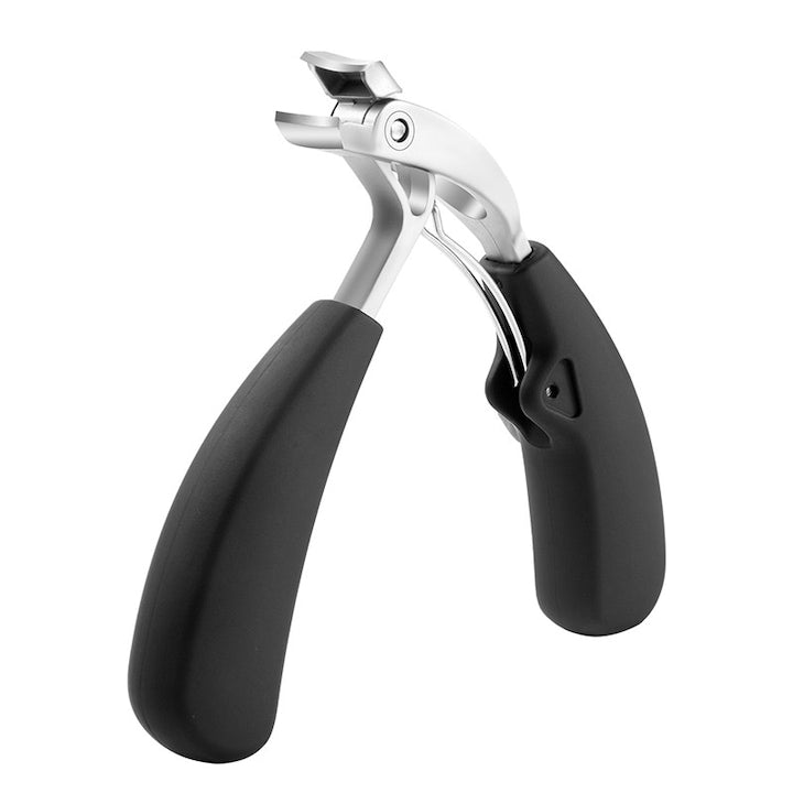 Unghiera din otel inoxidabi  cleste pedichiura  pentru unghii groase  manichiura  aderenta antiderapanta  lama super ascutita  design ergonomic  Negru