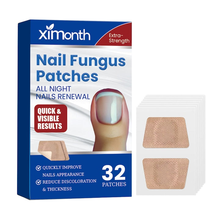 Set 32 plasturi tratament ciuperca unghii  Ximonth  bej