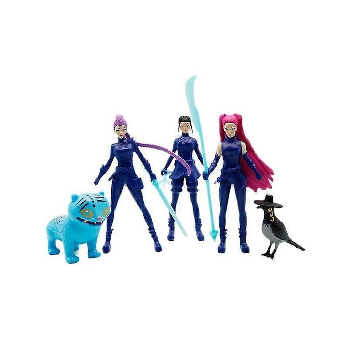 Kpop Demon Hunters Figure Set - Derpys Tiger Rumi Mira Zoey 14+ years