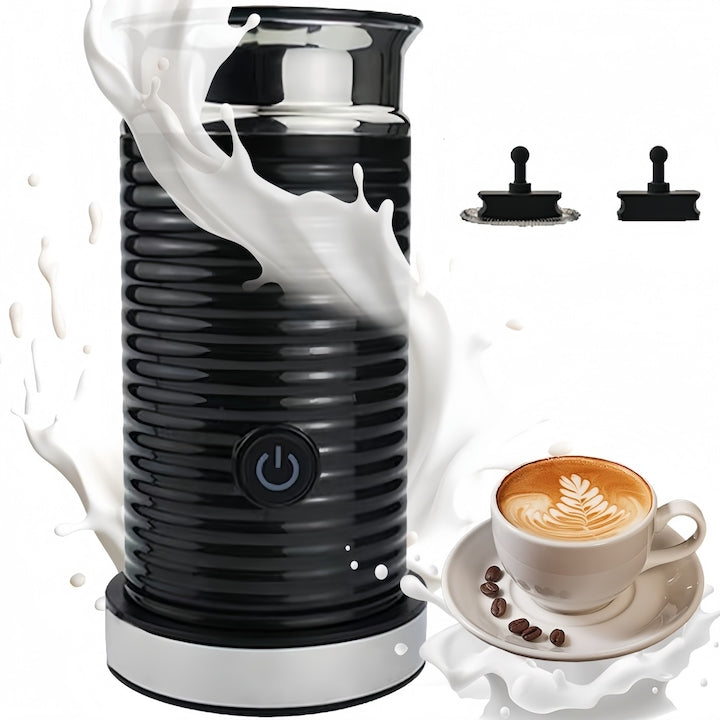 Aparat pentru spumat laptele  Wacorresi  Milky Froth  Spumare Cald si Rece  Ideal pentru Latte  Ciocolata  Cappuccino  Frappe  Functie Incalzire  Keep Warm si Control Temperatura  240ml  500W  Negru
