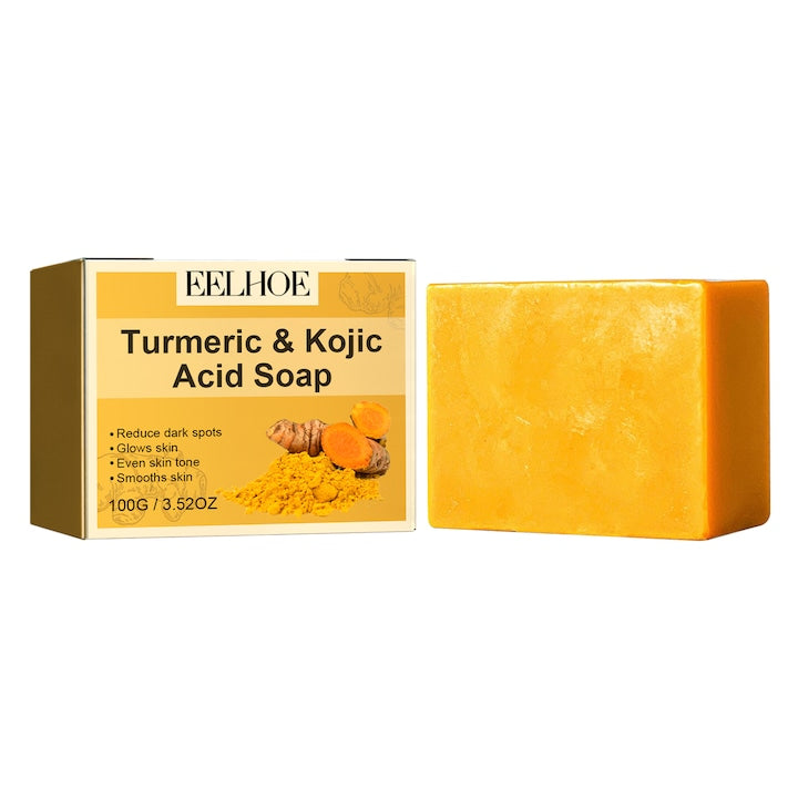 Sapun cu acid curcuminic si acid kojic  curata delicat fata  uniformizeaza tonul pielii  100g