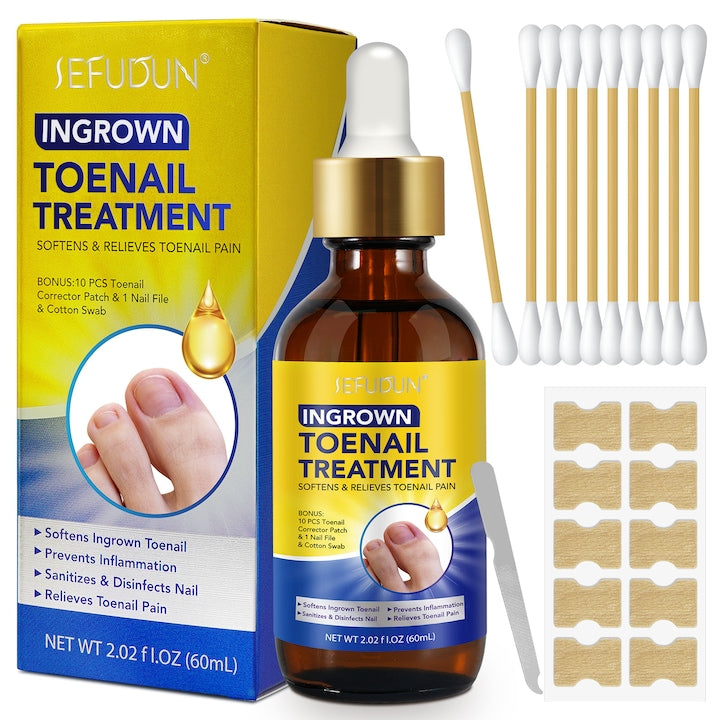Kit Tratament Puternic pentru Unghiile Incarnate si pentru Ciuperca Unghiilor de la Picior  Previne Inflamatia  tratament unghii incarnate  crema antifungica unghii  stop unghii incarnate dureri 60 ml