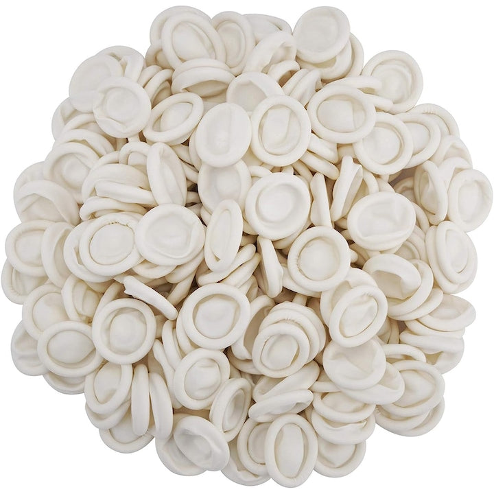 Set 310 manusi de unica folosinta Nybgyy  latex natural  pentru degete  fara pudra  M