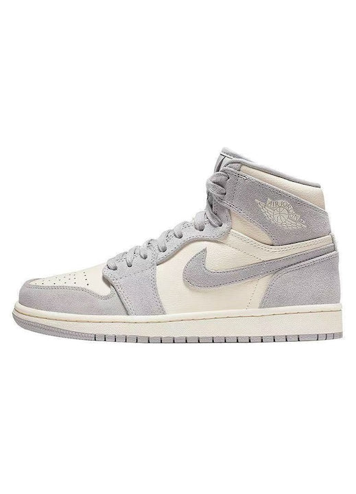 Jordan - Air 1 High Basketball Shoes, Non-Slip, Purple, Synthetic, 12 interest-free installments