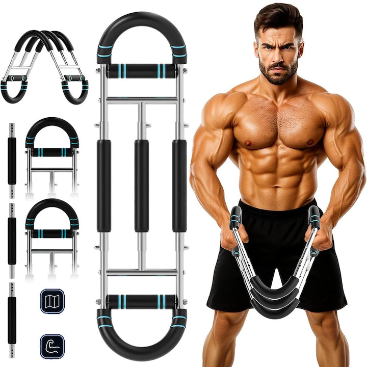 Twister CHOOLY Arm Training Device, 3-level Adjustable, Blue and Black, 18x64-67cm