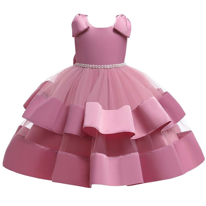 OEM - Rochita eleganta printesa Bella  Roz prafuit 12 rate cu 0% dobândă