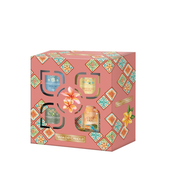 Set 4 lumanari Yankee Candle  Hello Italy  multicolor