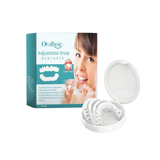 Set 2 gutiere dentare  Oralhoe  ajustabile  alb