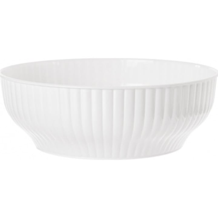 Bol De Bucatarie  Orion  Pentru Prepararea Mancarii  Pentru Servirea Mancarii  Design Clasic  Dimensiuni Mari  Material Durabil  4 Litri  28 X 28 X 9.5 Cm  Alb