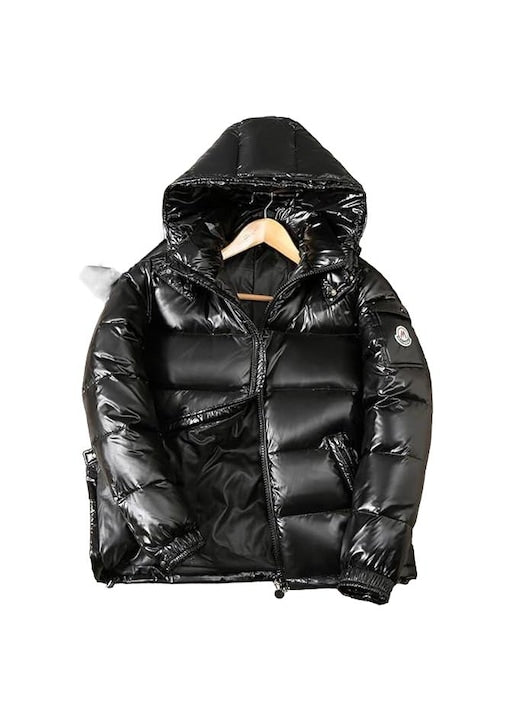 OEM - Men's Black Polyester Waterproof Hooded Winter Jacket, Size M INTL. 12 interest-free installments.