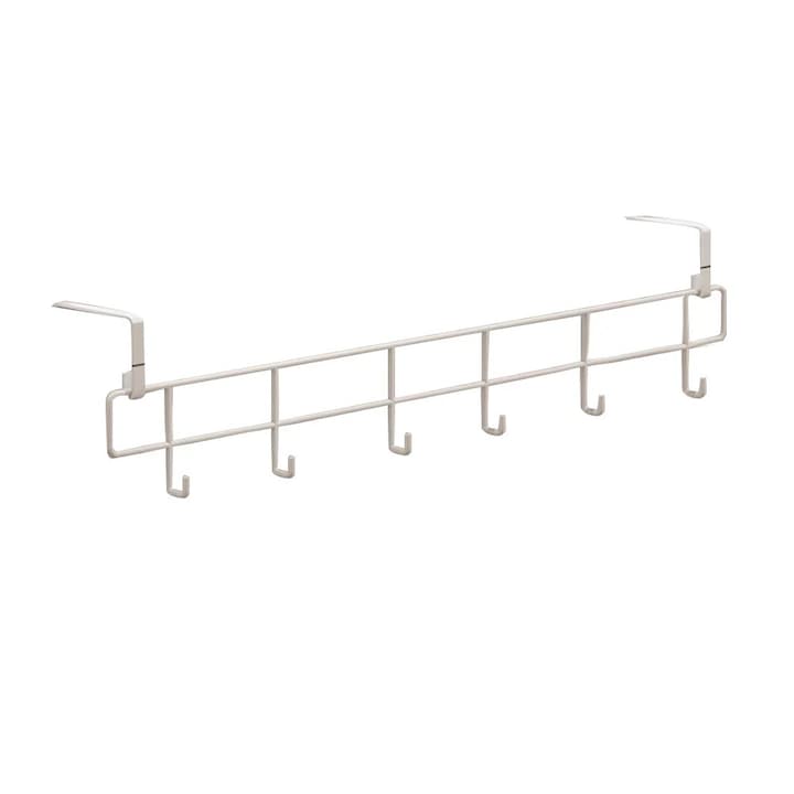Suport pentru prosoape radiator YANYXR BCS3157752 cu 6 carlige  metal  55 cm  alb