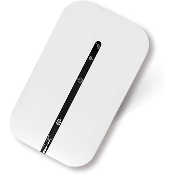 Router Wi-Fi 4G/5G Portabil  Rqiurpn  Slot Cartela SIM  conexiune multipla  150Mbps  compact  suporta 10 utilizatori  Mic si Subtire  Alb