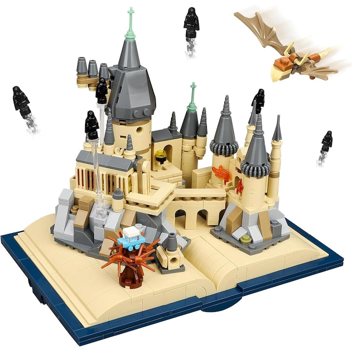 WALALLA Castle Building Block Set, 727 Pieces, STEM Toy, Multicolor, 8.3x5.7x7 inch
