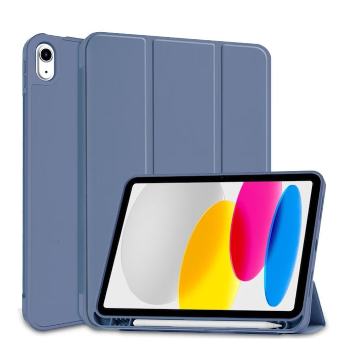 iPad 10 10.9-inch (2022) Tablet Case, with sleep/wake function and stand, Navy
