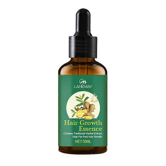 Ser pentru cresterea parului cu ulei de ghimbir  30ml  ingrediente naturale  anti-cadere  imbunatateste calitatea parului