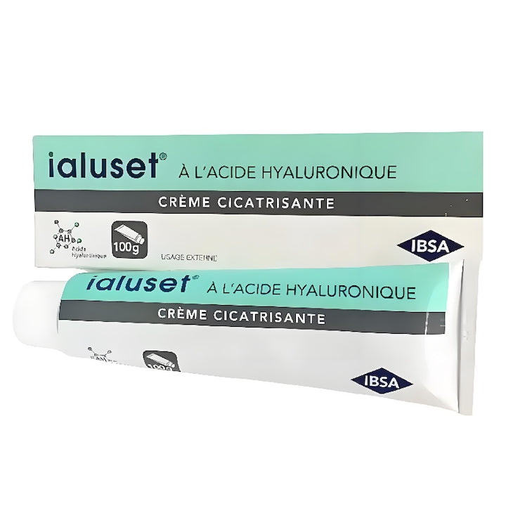 Crema de fata Ialuset cu acid hialuronic  100g  pentru repararea pielii  hidrateaza  pentru ten normal