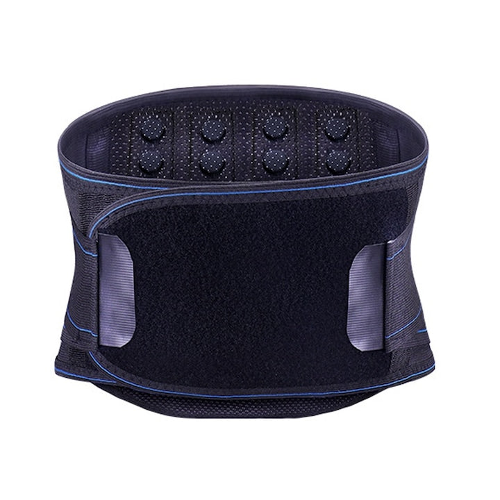 Rqiurpn Magnetic Self-Heating Lumbar Support Belt, XXL, Unisex, 24 Magnets, 110 cm, Black