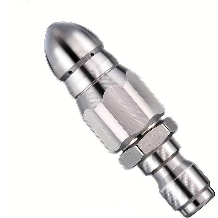 Duza pentru desfundat tevi canalizare - inalta presiune - otel inoxidabil  cupla 1/4"