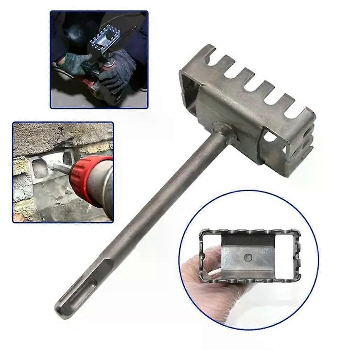 Burghiu patrat profesional pentru ciocan electric  durabil  1 buc