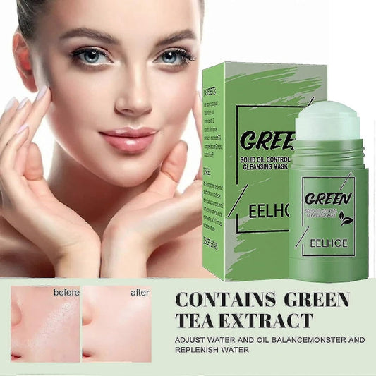 Masca stick Pocoskin noua 2023  masca stick verde Eelhoe  masca stick cu ceai verde  masca stick cu curatare profunda Eelhoe Poreless  masca stick cu ceai verde pentru curatare profunda