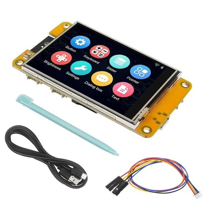 ESP32 Development Board with 2.8 inch 240x320 pixel LCD Touch Screen UART/SPI/I2C Wi-Fi/Bluetooth LVGL