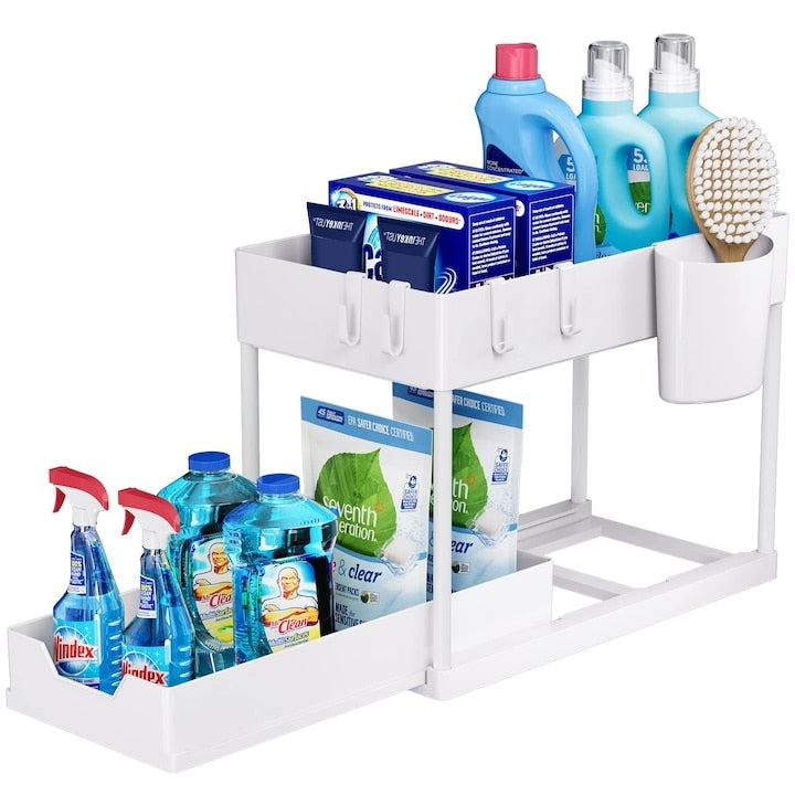 Organizator dulap  WELUOT  metal  alb