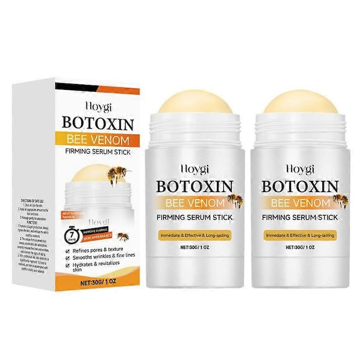 Set 2 bucati stick-uri ser fermizante cu venin de albine  imbunatateste fermitatea pielii  hidratare  30g