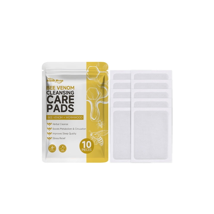 Plasturi detoxifiere South Moon cu venin de albine si extract de artemisia  set 10 buc.Set plasturi detoxifiere pentru picioare