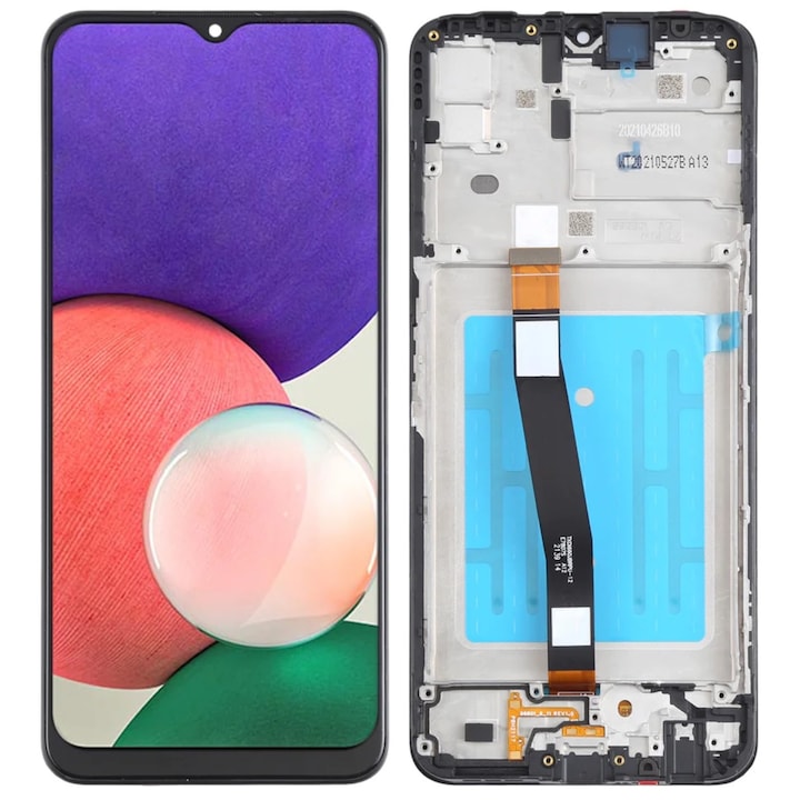 Display for Samsung Galaxy A22 5G (SM-A226) IPS with Frame Black LCD Touchscreen Best Quality